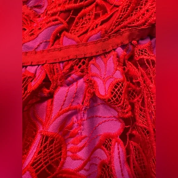 ML Monique Lhuillier Off the Shoulder Dress Size 6 - Picture 10 of 11